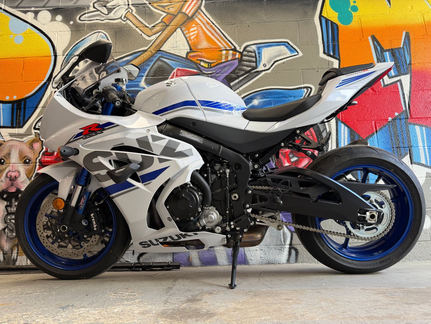 2018 SUZUKI GSXR 1000R WHITE BLIZZARD PEARL