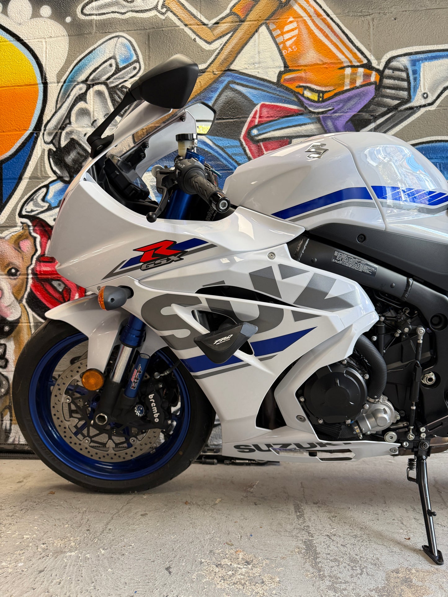 2018 SUZUKI GSXR 1000R WHITE BLIZZARD PEARL