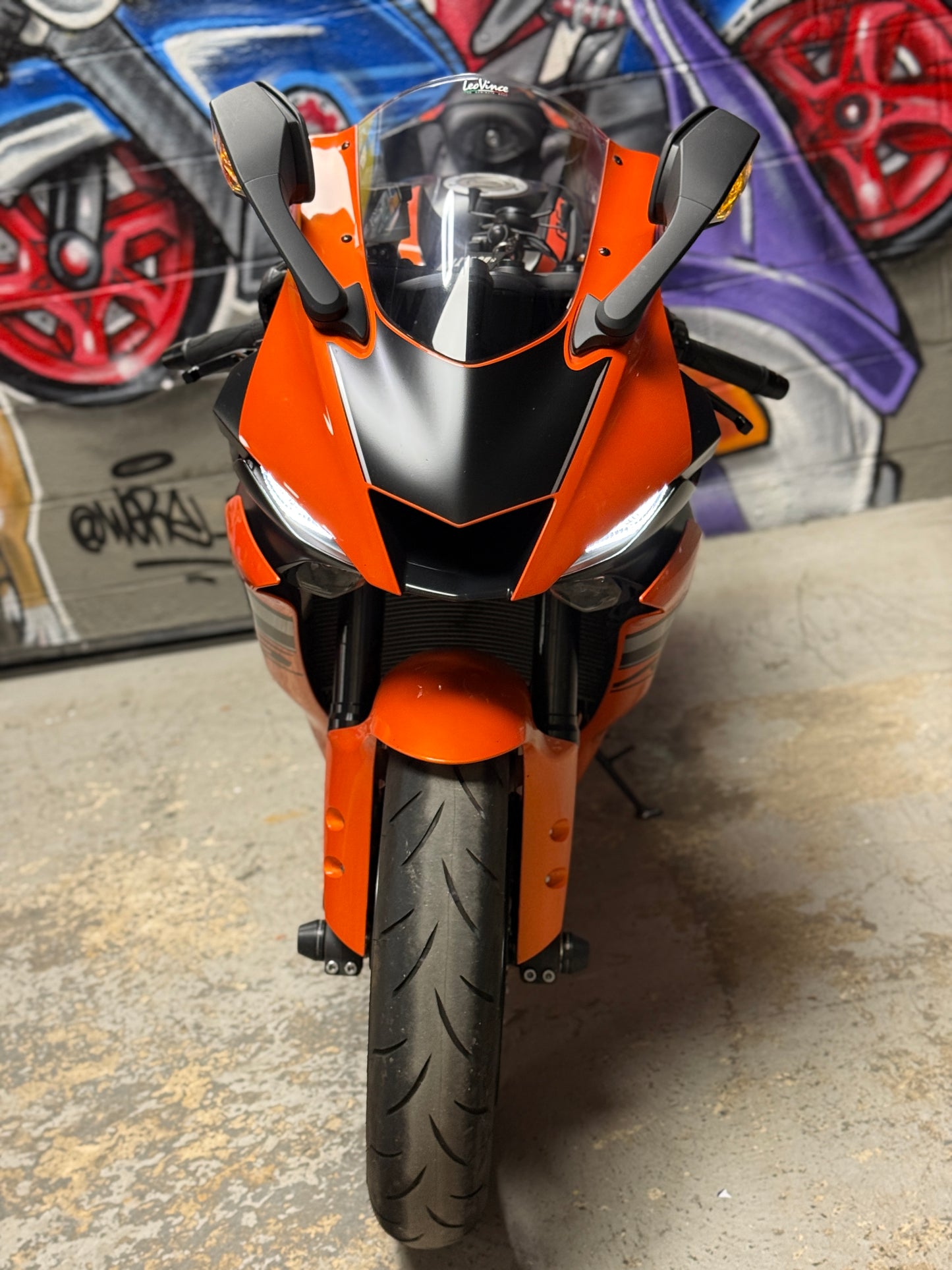 2020 Yamaha R6 Leo Vince Vivid Orange Black