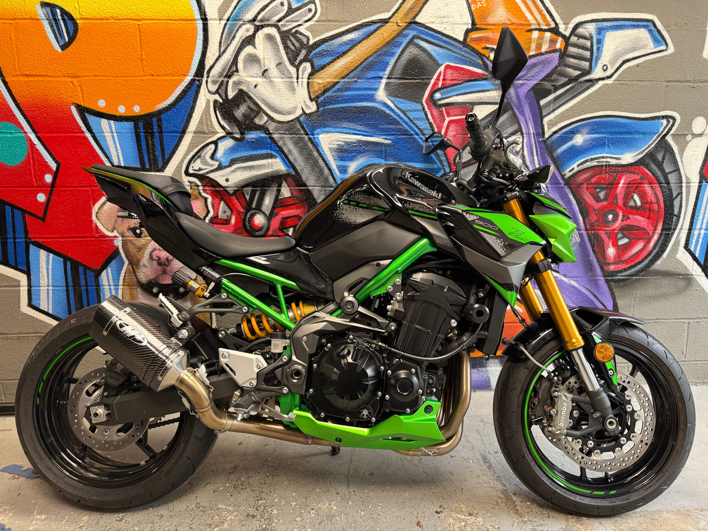 2024 KAWASAKI Z900 SE ABS GREEN M4