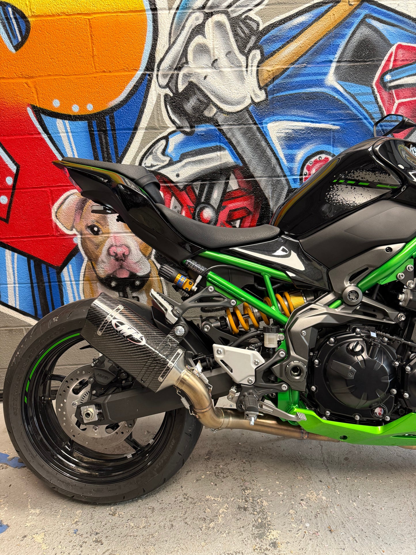 2024 KAWASAKI Z900 SE ABS GREEN M4