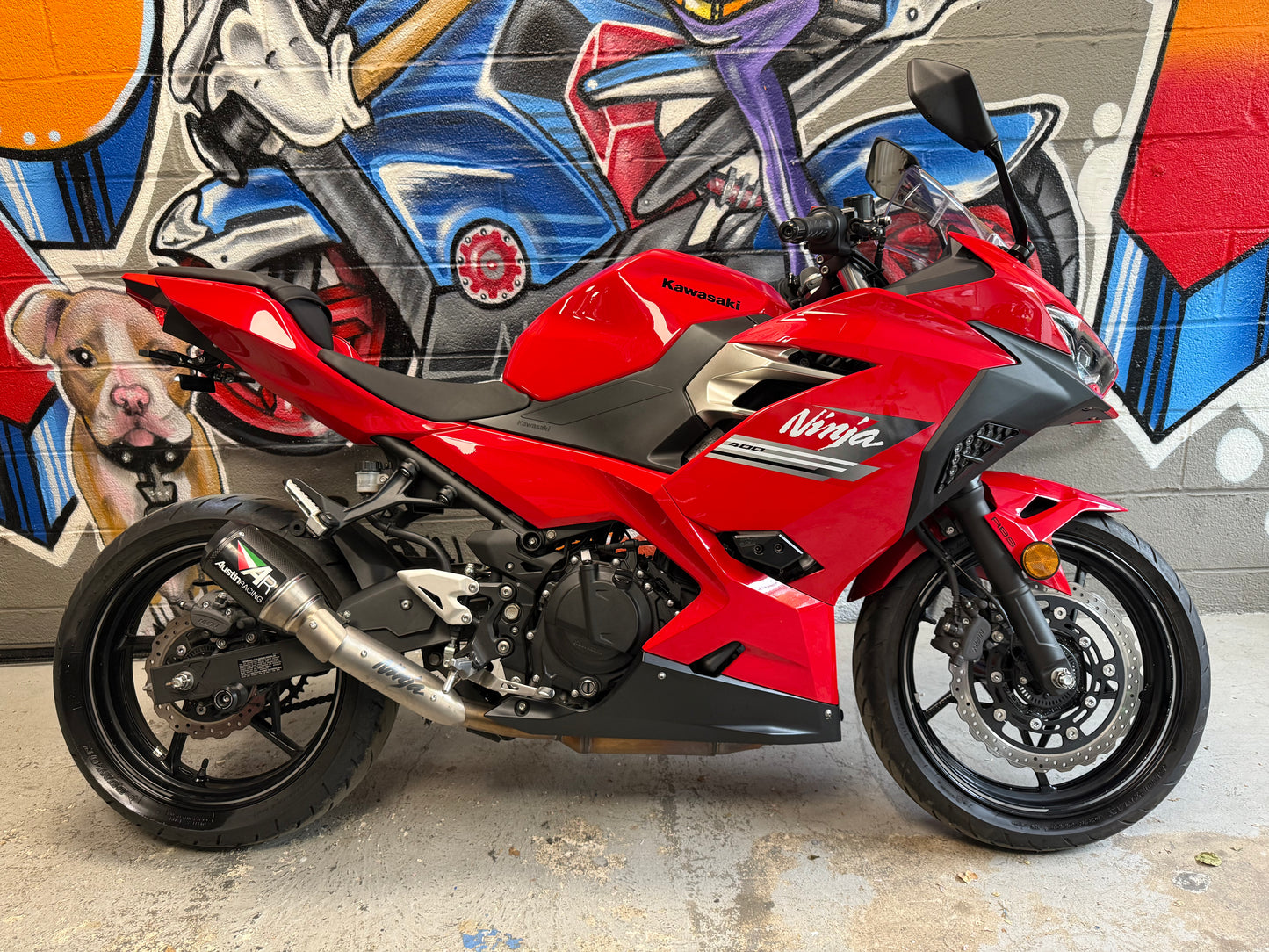 2021 KAWASAKI NINJA 400 ABS RED AUSTIN RACING