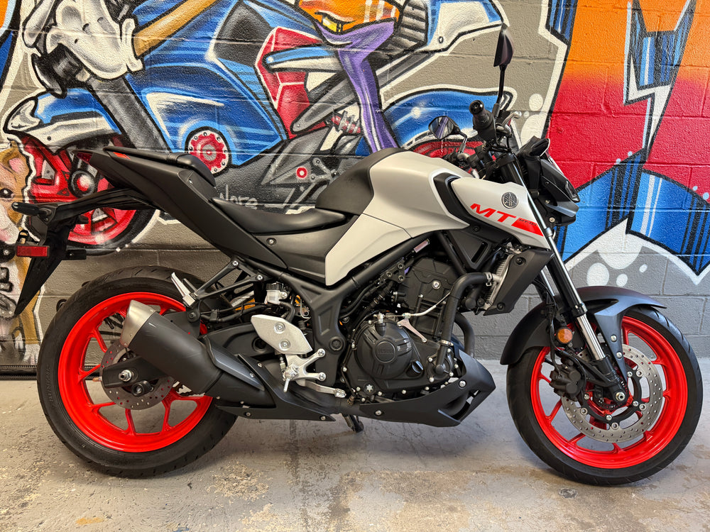 2020 YAMAHA MT03 GREY RED