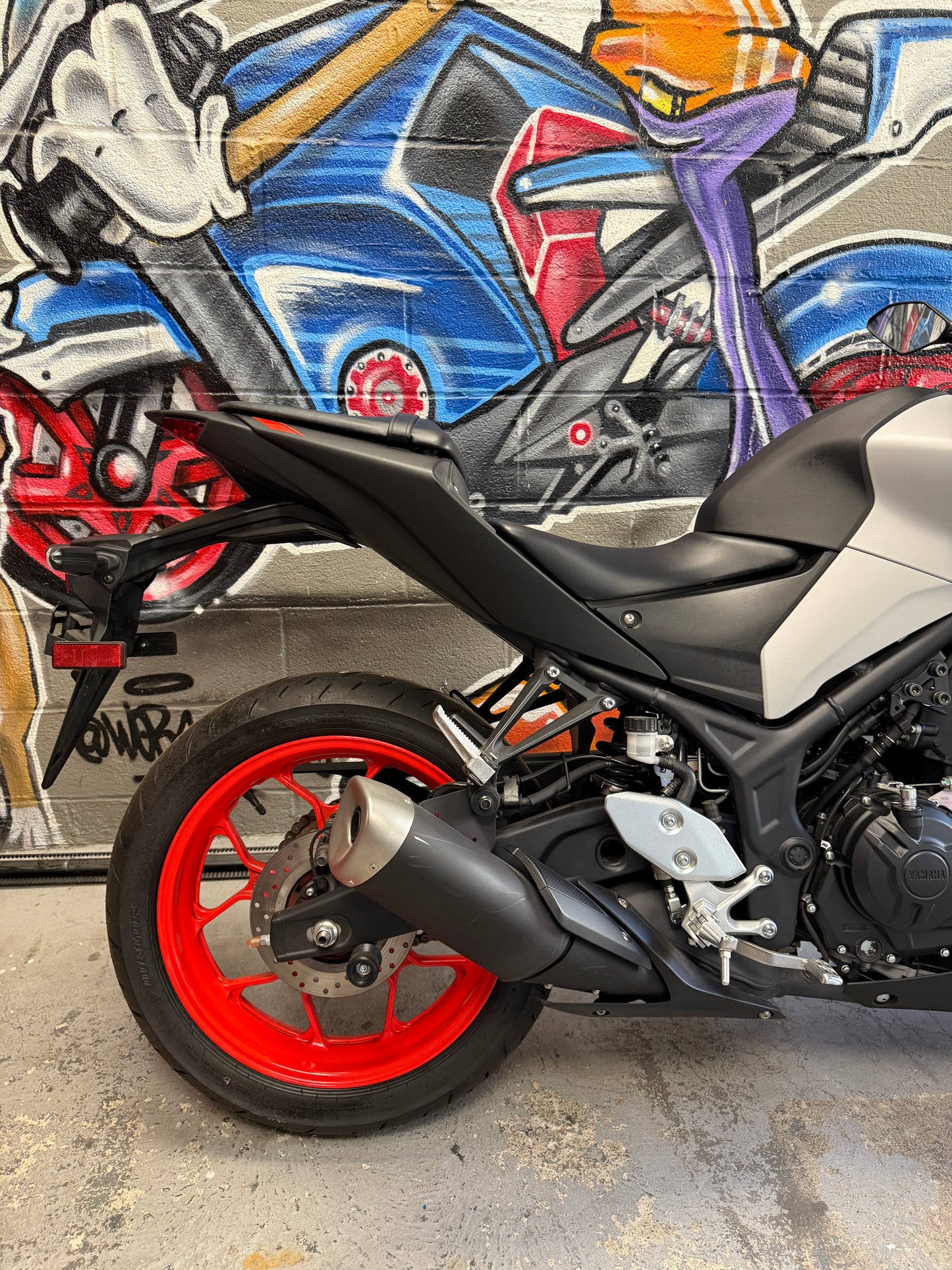 2020 YAMAHA MT03 GREY RED