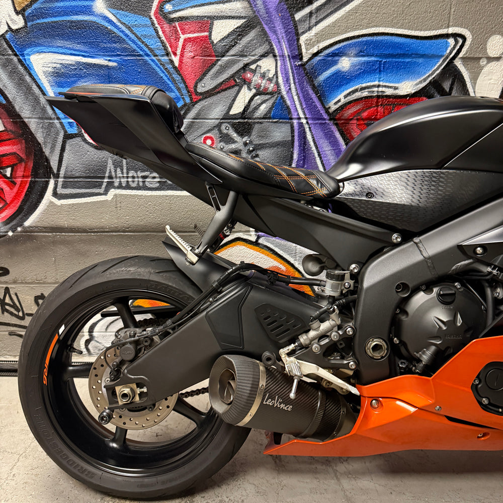 2020 Yamaha R6 Leo Vince Vivid Orange Black