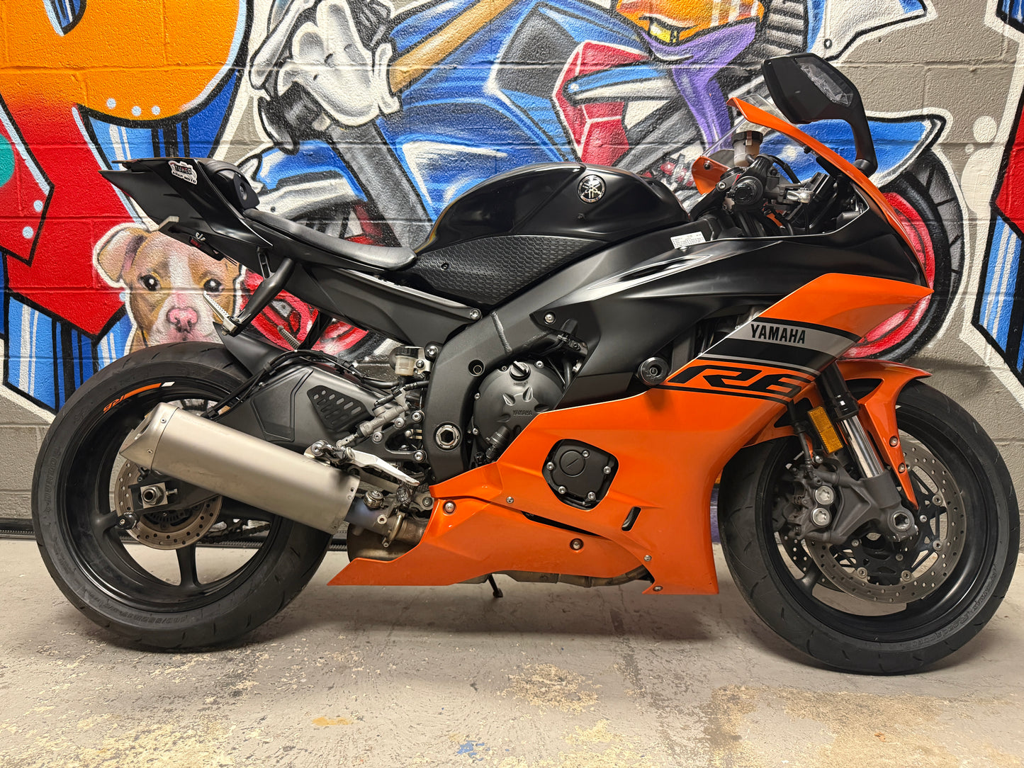2020 Yamaha R6 Vivid Orange Black