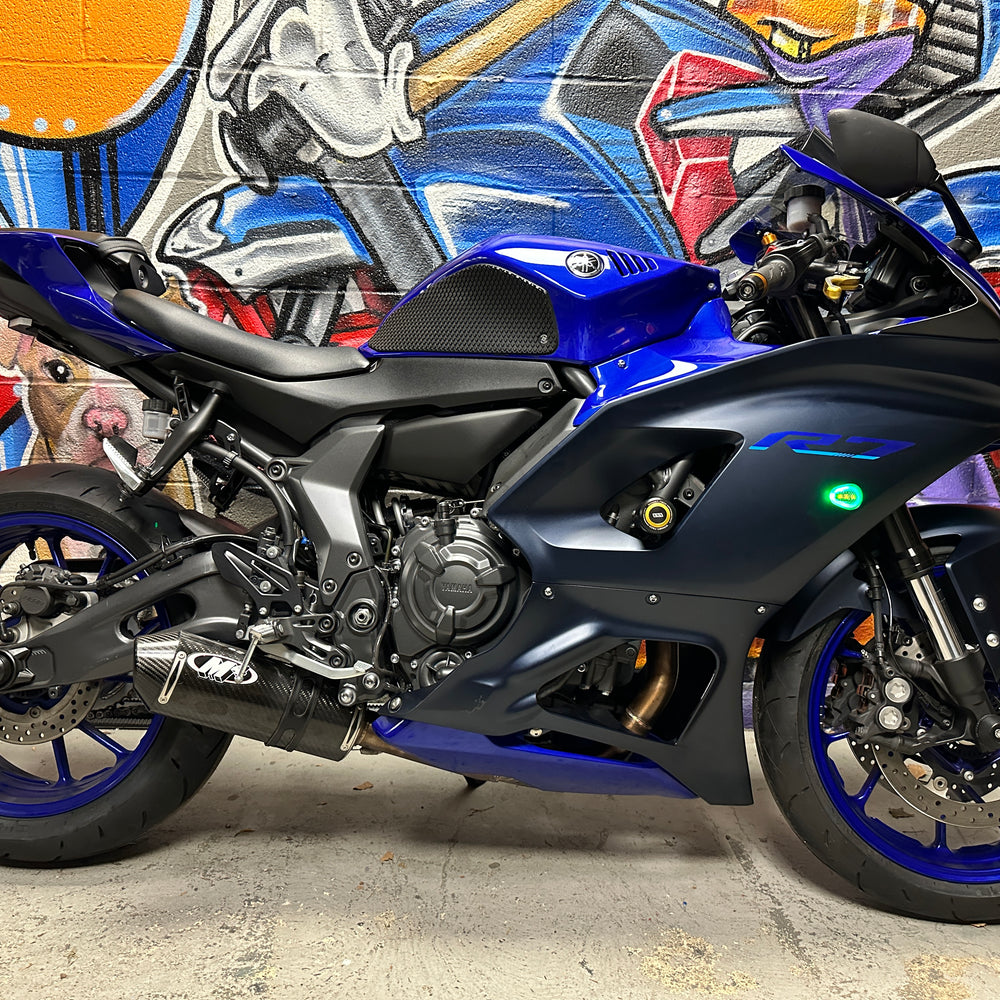 2022 YAMAHA R7 TEAM YAMAHA BLUE M4 EXHAUST