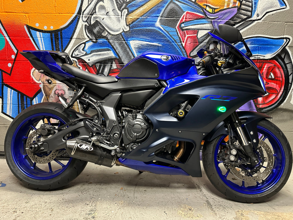 2022 YAMAHA R7 TEAM YAMAHA BLUE M4 EXHAUST