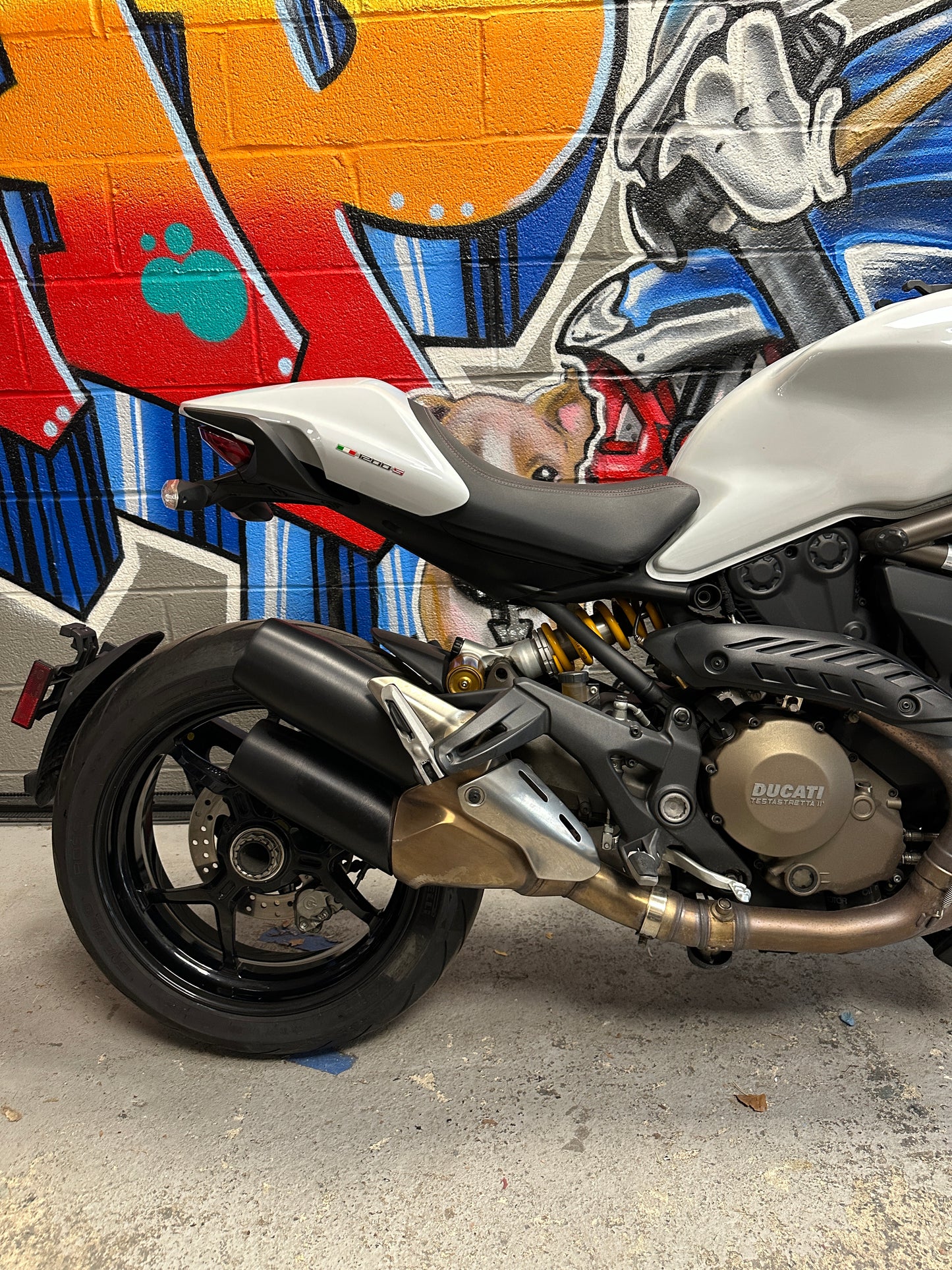 2015 DUCATI MONSTER 1200 S PEARL WHITE