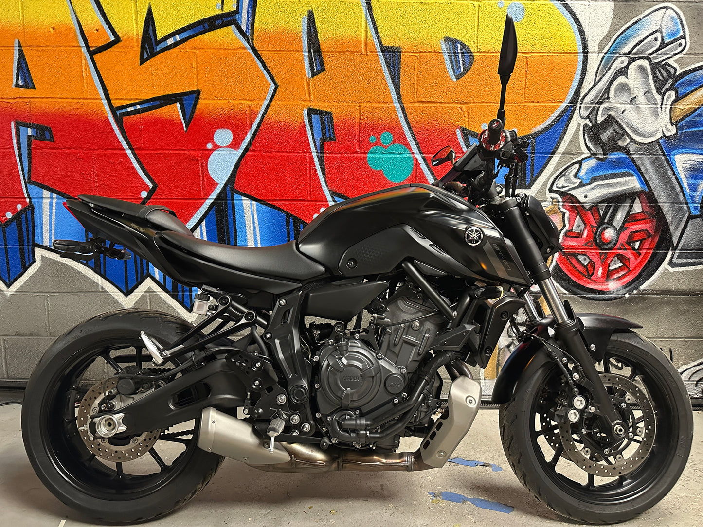 2024 YAMAHA MT07 RAVEN MATTE BLACK QS