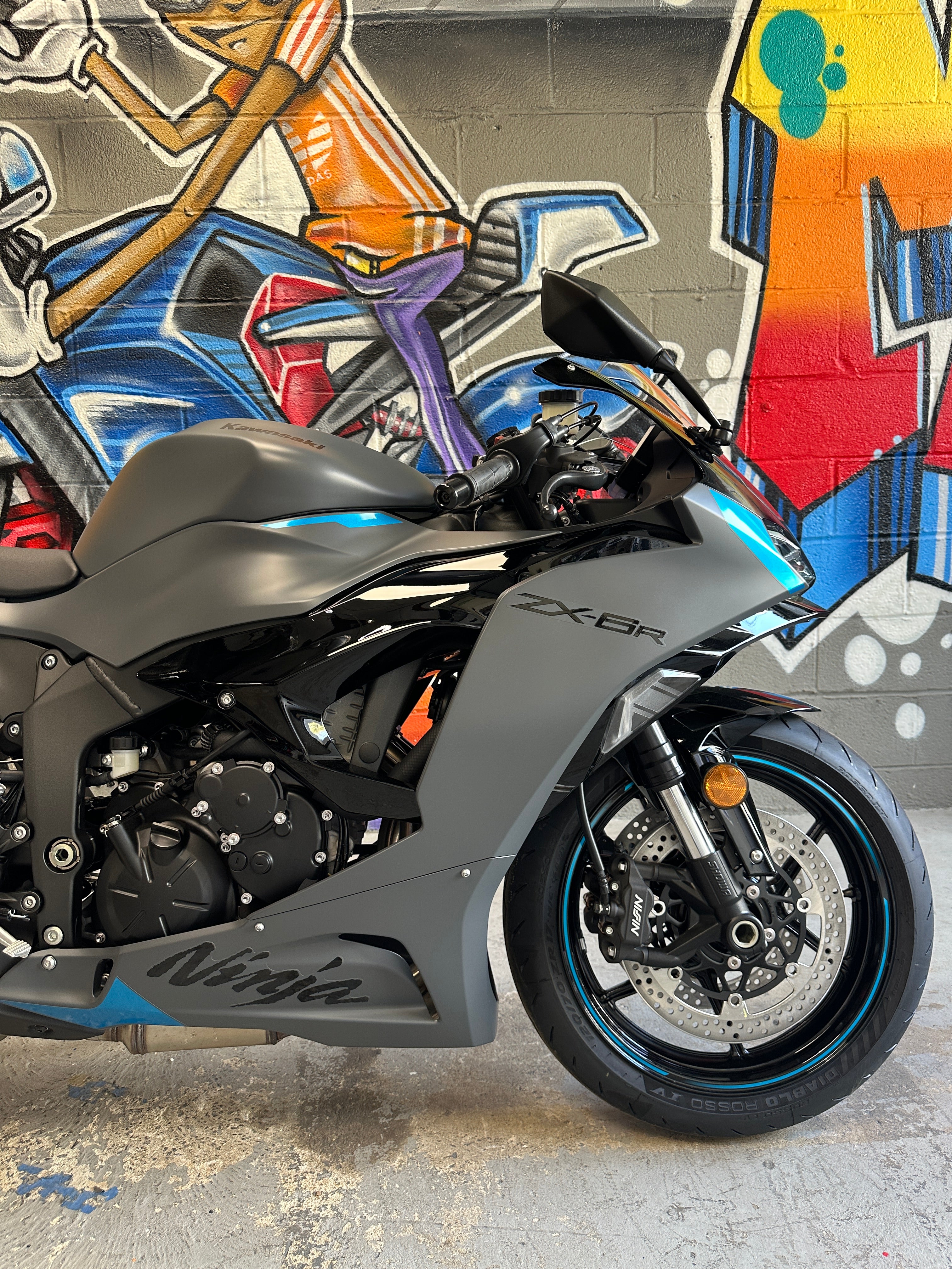 2025 KAWASAKI NINJA ZX6R MATTE GREY – ASAP MOTO