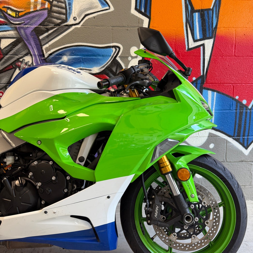 
                      
                        2024 Kawasaki Ninja ZX6R 40th Anniversary Ed
                      
                    